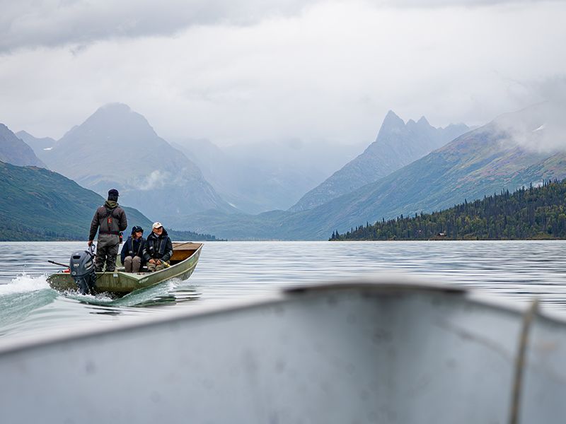 Boating near Denali