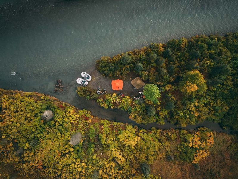 Camping and in the Alaskan Wilderness