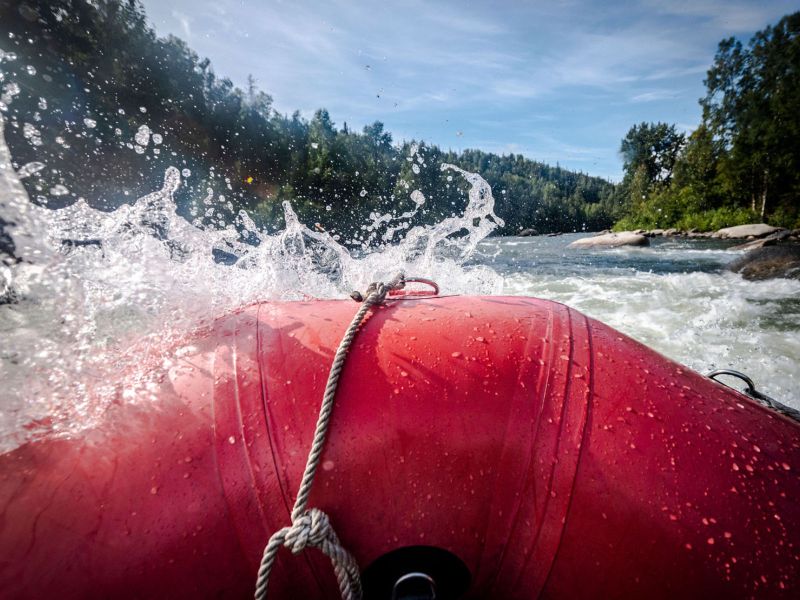 Paddling Lake Creek Alaska 