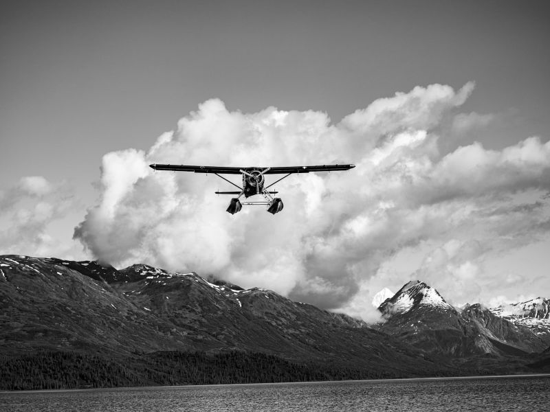 Bush Plane on Chelatna Lake 