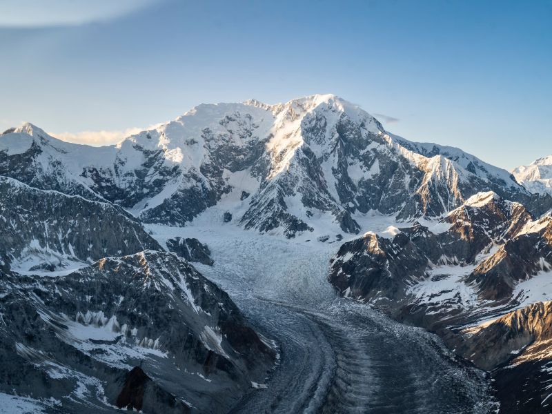 Mount Denali in the National Park 